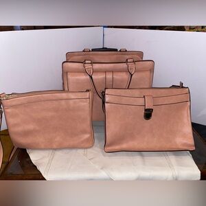 Simply Noelle Rolling Bag with Laptop Sleeve and Crossbody bag